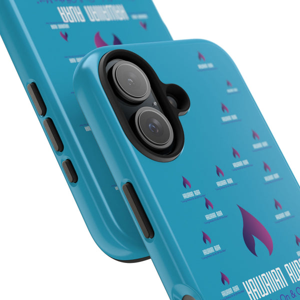 Hawaiian Aura Logo Vibe Phone Cases, Tough Cases for Aloha Spirit, Style and Protection, Gifts for Beach Lovers, Durable Phone Accessories