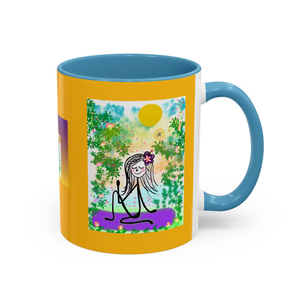 Honey Girl & Bee Accent Coffee Mug (11, 15oz)