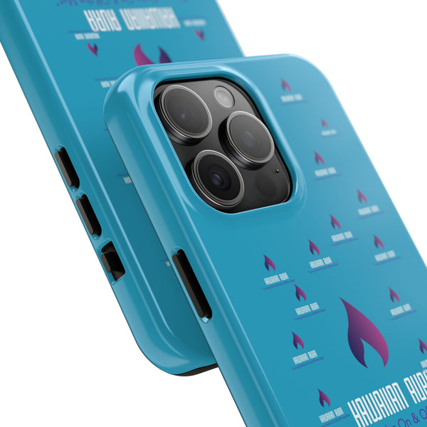 Hawaiian Aura Logo Vibe Phone Cases, Tough Cases for Aloha Spirit, Style and Protection, Gifts for Beach Lovers, Durable Phone Accessories