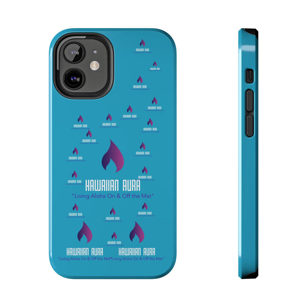 Hawaiian Aura Logo Vibe Phone Cases, Tough Cases for Aloha Spirit, Style and Protection, Gifts for Beach Lovers, Durable Phone Accessories