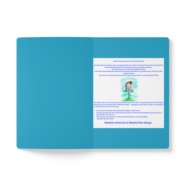 Honey Girl & Bee Softcover Childrens Journal