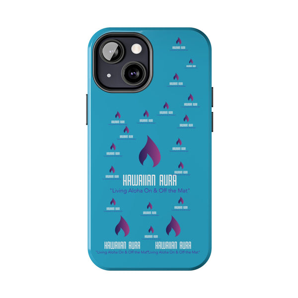 Hawaiian Aura Logo Vibe Phone Cases, Tough Cases for Aloha Spirit, Style and Protection, Gifts for Beach Lovers, Durable Phone Accessories