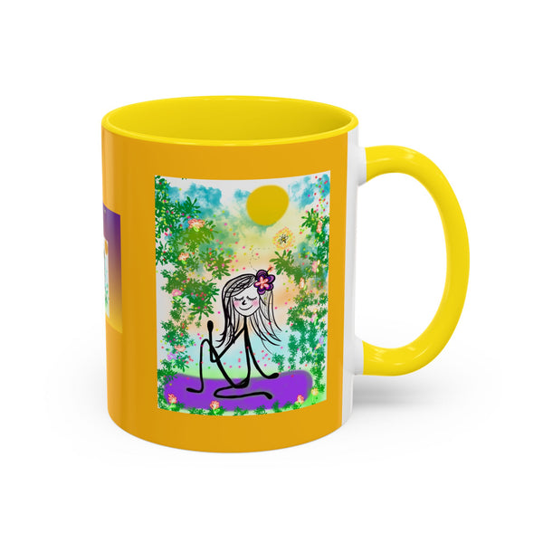 Honey Girl & Bee Accent Coffee Mug (11, 15oz)