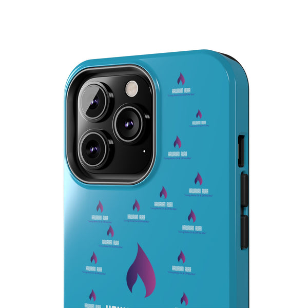 Hawaiian Aura Logo Vibe Phone Cases, Tough Cases for Aloha Spirit, Style and Protection, Gifts for Beach Lovers, Durable Phone Accessories