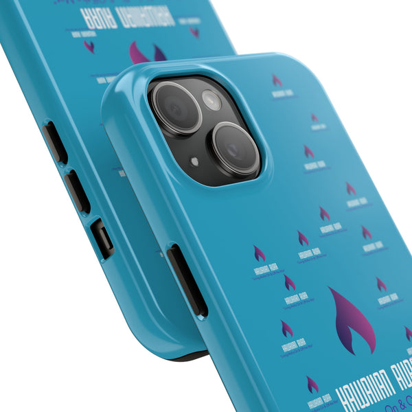 Hawaiian Aura Logo Vibe Phone Cases, Tough Cases for Aloha Spirit, Style and Protection, Gifts for Beach Lovers, Durable Phone Accessories