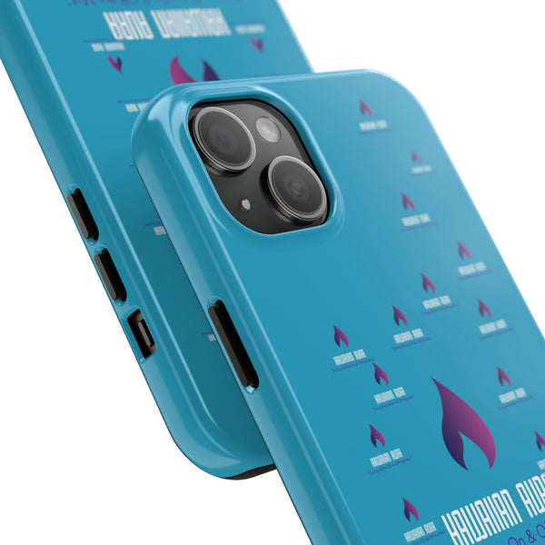 Hawaiian Aura Logo Vibe Phone Cases, Tough Cases for Aloha Spirit, Style and Protection, Gifts for Beach Lovers, Durable Phone Accessories