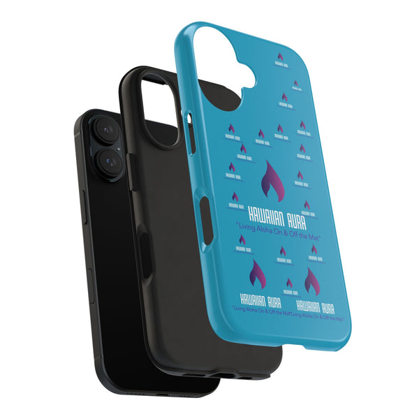 Hawaiian Aura Logo Vibe Phone Cases, Tough Cases for Aloha Spirit, Style and Protection, Gifts for Beach Lovers, Durable Phone Accessories
