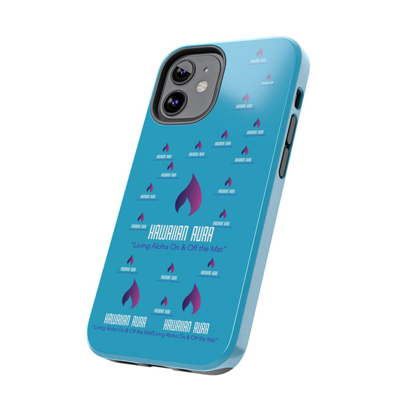 Hawaiian Aura Logo Vibe Phone Cases, Tough Cases for Aloha Spirit, Style and Protection, Gifts for Beach Lovers, Durable Phone Accessories