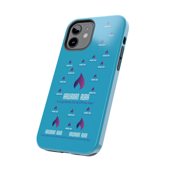 Hawaiian Aura Logo Vibe Phone Cases, Tough Cases for Aloha Spirit, Style and Protection, Gifts for Beach Lovers, Durable Phone Accessories
