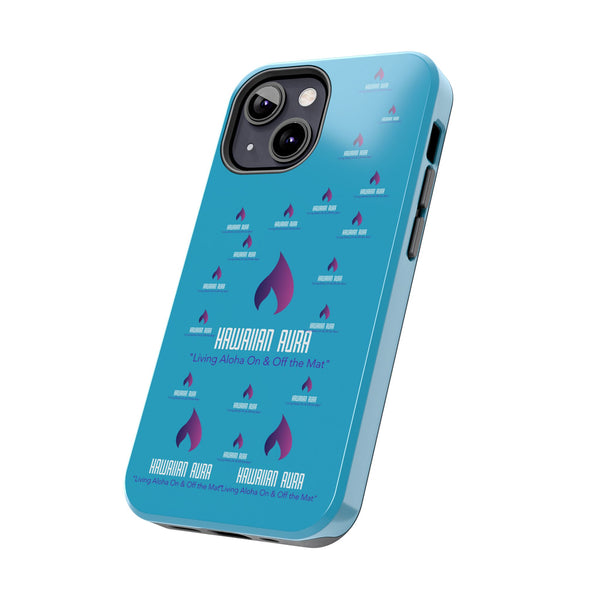 Hawaiian Aura Logo Vibe Phone Cases, Tough Cases for Aloha Spirit, Style and Protection, Gifts for Beach Lovers, Durable Phone Accessories