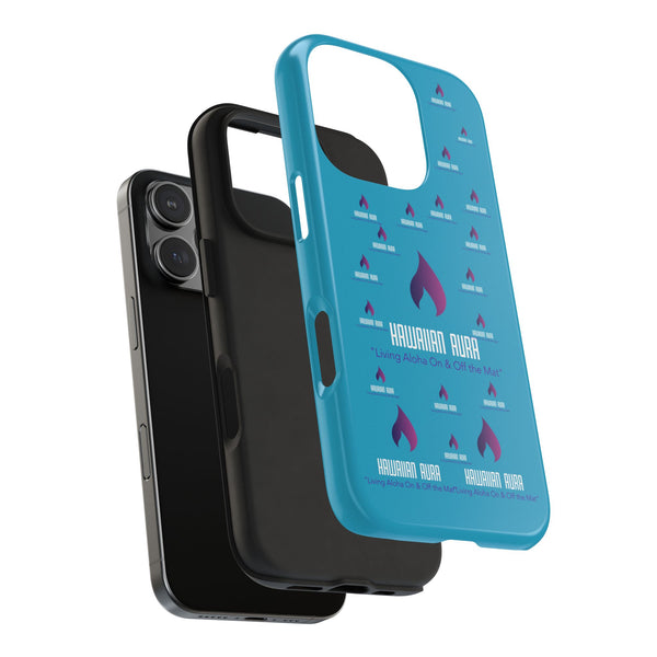 Hawaiian Aura Logo Vibe Phone Cases, Tough Cases for Aloha Spirit, Style and Protection, Gifts for Beach Lovers, Durable Phone Accessories