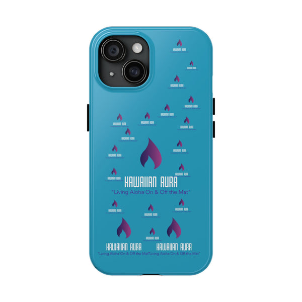 Hawaiian Aura Logo Vibe Phone Cases, Tough Cases for Aloha Spirit, Style and Protection, Gifts for Beach Lovers, Durable Phone Accessories