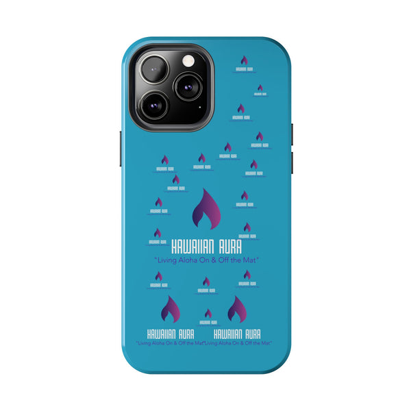 Hawaiian Aura Logo Vibe Phone Cases, Tough Cases for Aloha Spirit, Style and Protection, Gifts for Beach Lovers, Durable Phone Accessories