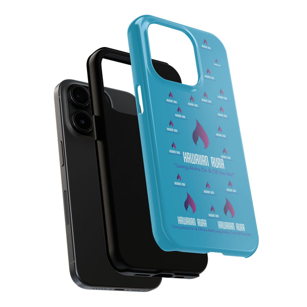 Hawaiian Aura Logo Vibe Phone Cases, Tough Cases for Aloha Spirit, Style and Protection, Gifts for Beach Lovers, Durable Phone Accessories