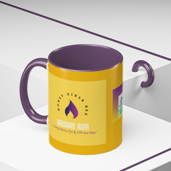 Honey Girl & Bee Accent Coffee Mug (11, 15oz)