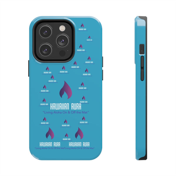 Hawaiian Aura Logo Vibe Phone Cases, Tough Cases for Aloha Spirit, Style and Protection, Gifts for Beach Lovers, Durable Phone Accessories