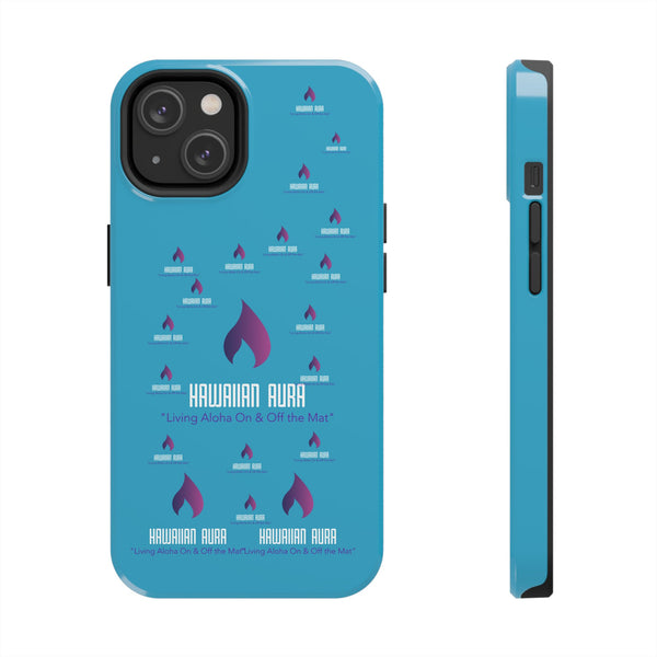 Hawaiian Aura Logo Vibe Phone Cases, Tough Cases for Aloha Spirit, Style and Protection, Gifts for Beach Lovers, Durable Phone Accessories