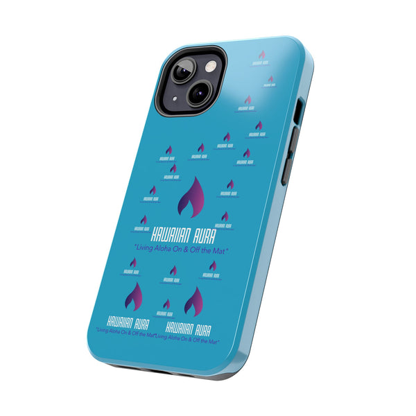 Hawaiian Aura Logo Vibe Phone Cases, Tough Cases for Aloha Spirit, Style and Protection, Gifts for Beach Lovers, Durable Phone Accessories