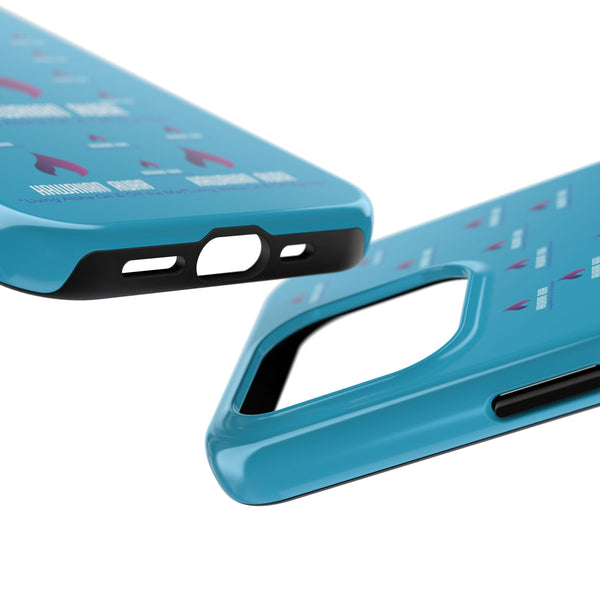 Hawaiian Aura Logo Vibe Phone Cases, Tough Cases for Aloha Spirit, Style and Protection, Gifts for Beach Lovers, Durable Phone Accessories