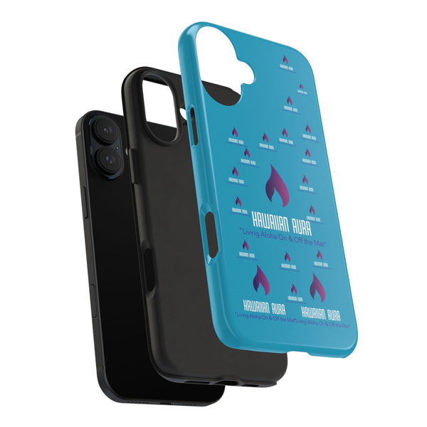 Hawaiian Aura Logo Vibe Phone Cases, Tough Cases for Aloha Spirit, Style and Protection, Gifts for Beach Lovers, Durable Phone Accessories