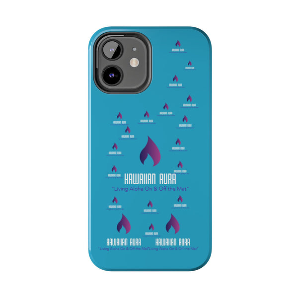 Hawaiian Aura Logo Vibe Phone Cases, Tough Cases for Aloha Spirit, Style and Protection, Gifts for Beach Lovers, Durable Phone Accessories