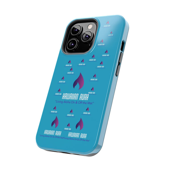 Hawaiian Aura Logo Vibe Phone Cases, Tough Cases for Aloha Spirit, Style and Protection, Gifts for Beach Lovers, Durable Phone Accessories