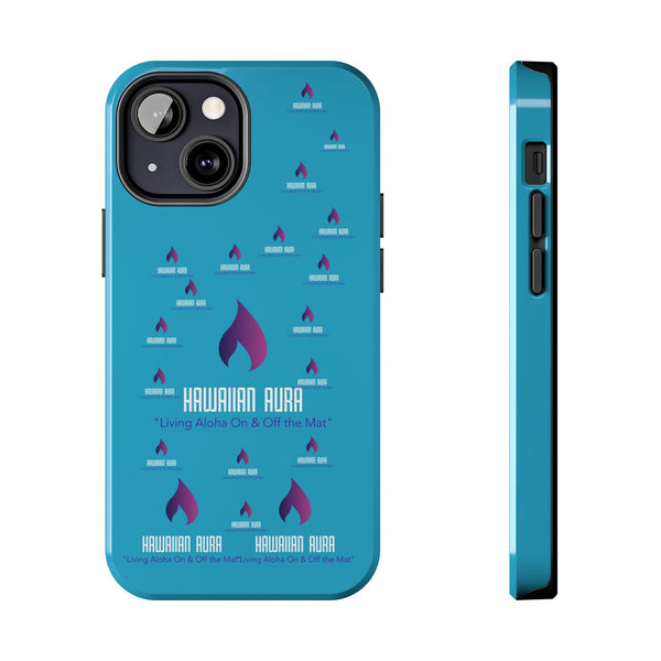 Hawaiian Aura Logo Vibe Phone Cases, Tough Cases for Aloha Spirit, Style and Protection, Gifts for Beach Lovers, Durable Phone Accessories
