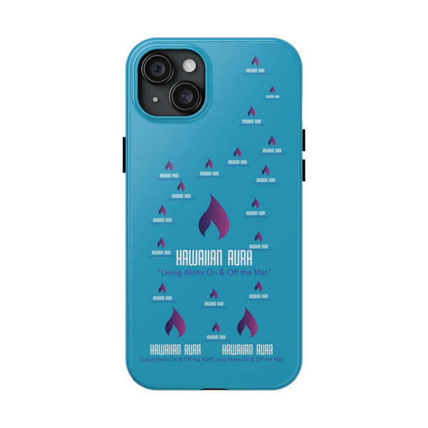 Hawaiian Aura Logo Vibe Phone Cases, Tough Cases for Aloha Spirit, Style and Protection, Gifts for Beach Lovers, Durable Phone Accessories