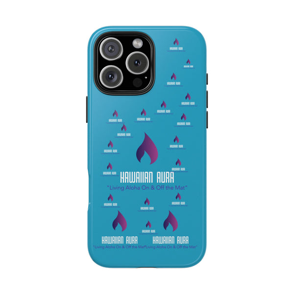 Hawaiian Aura Logo Vibe Phone Cases, Tough Cases for Aloha Spirit, Style and Protection, Gifts for Beach Lovers, Durable Phone Accessories