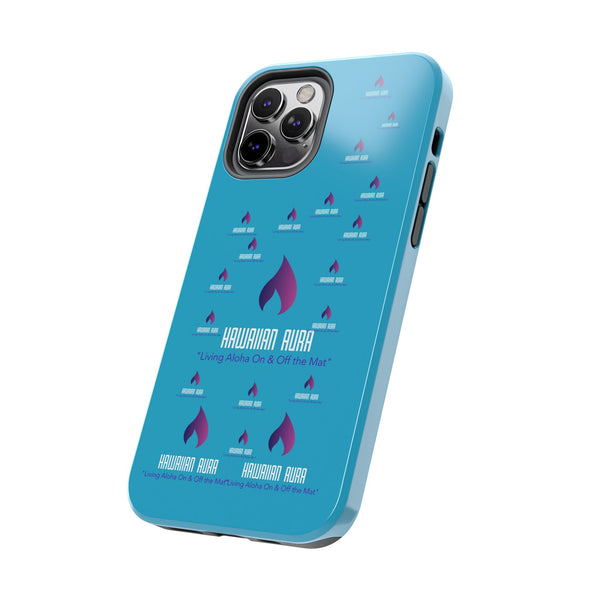 Hawaiian Aura Logo Vibe Phone Cases, Tough Cases for Aloha Spirit, Style and Protection, Gifts for Beach Lovers, Durable Phone Accessories