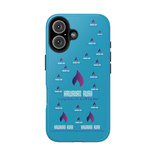 Hawaiian Aura Logo Vibe Phone Cases, Tough Cases for Aloha Spirit, Style and Protection, Gifts for Beach Lovers, Durable Phone Accessories