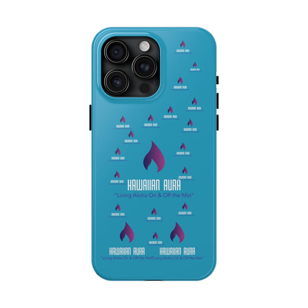 Hawaiian Aura Logo Vibe Phone Cases, Tough Cases for Aloha Spirit, Style and Protection, Gifts for Beach Lovers, Durable Phone Accessories