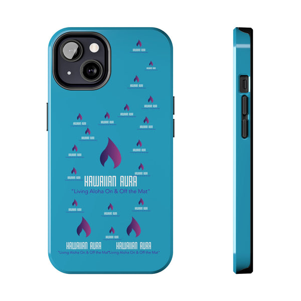 Hawaiian Aura Logo Vibe Phone Cases, Tough Cases for Aloha Spirit, Style and Protection, Gifts for Beach Lovers, Durable Phone Accessories