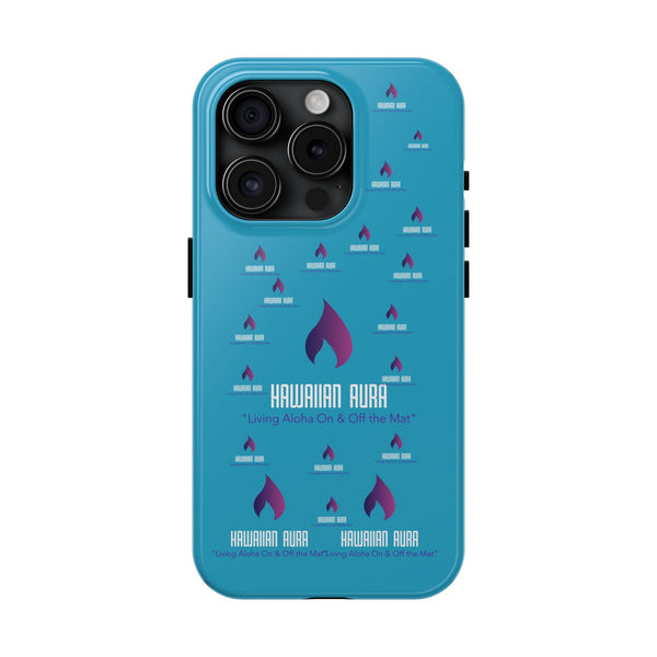 Hawaiian Aura Logo Vibe Phone Cases, Tough Cases for Aloha Spirit, Style and Protection, Gifts for Beach Lovers, Durable Phone Accessories