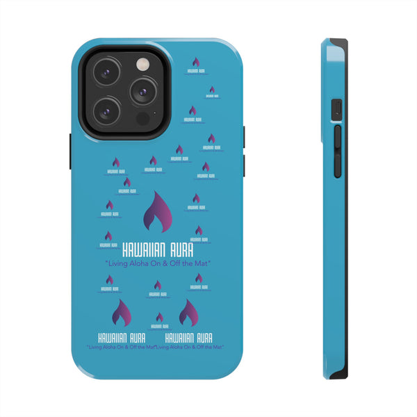 Hawaiian Aura Logo Vibe Phone Cases, Tough Cases for Aloha Spirit, Style and Protection, Gifts for Beach Lovers, Durable Phone Accessories