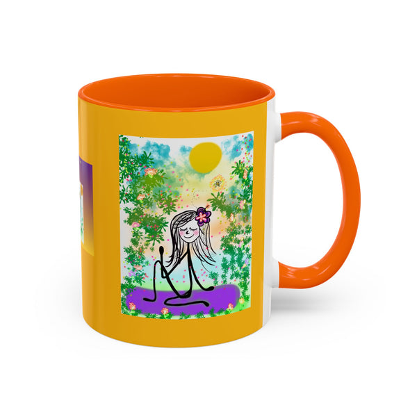 Honey Girl & Bee Accent Coffee Mug (11, 15oz)