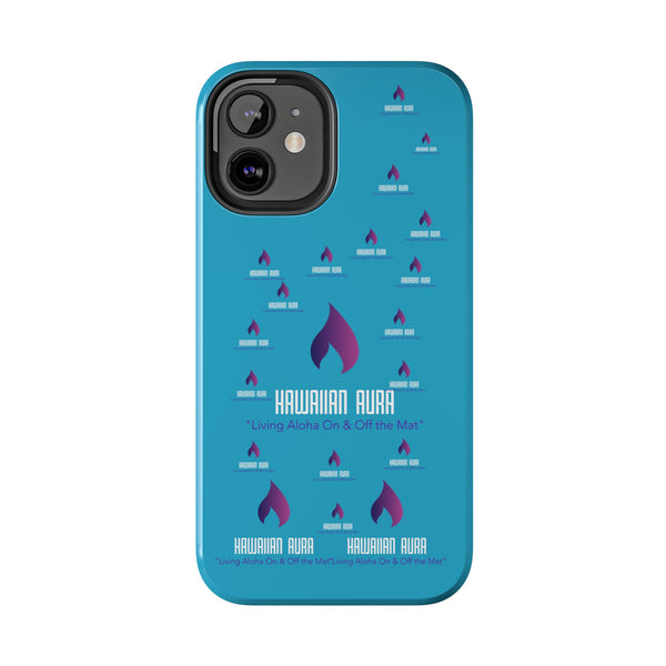 Hawaiian Aura Logo Vibe Phone Cases, Tough Cases for Aloha Spirit, Style and Protection, Gifts for Beach Lovers, Durable Phone Accessories