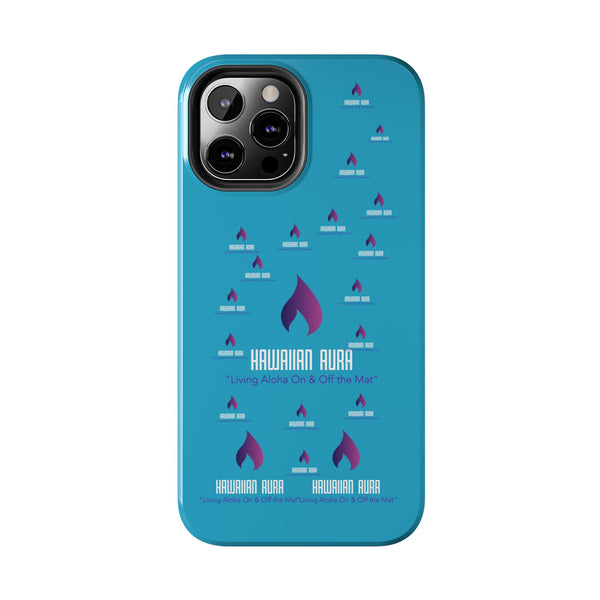 Hawaiian Aura Logo Vibe Phone Cases, Tough Cases for Aloha Spirit, Style and Protection, Gifts for Beach Lovers, Durable Phone Accessories